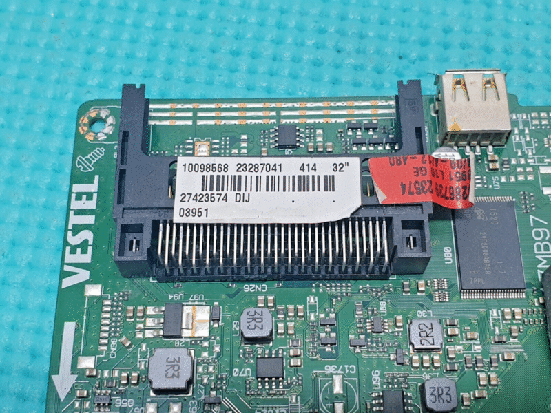 MAIN AV BOARD MB JVC LT-32C655A LED TV VESTEL 17MB97 23287041 SCREEN:LC320DXJ - Image 4
