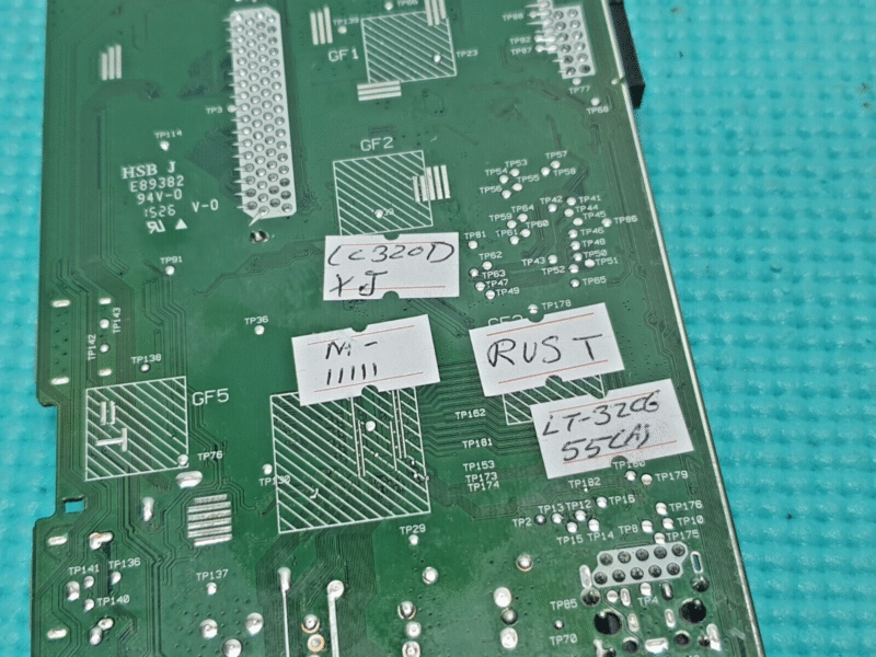 MAIN AV BOARD MB JVC LT-32C655A LED TV VESTEL 17MB97 23287041 SCREEN:LC320DXJ - Image 5