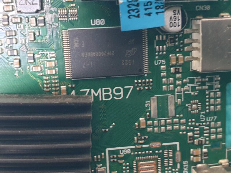MAIN AV BOARD MB HITACHI 50HYT62U 50" LED TV 17MB97 23287682 SCREEN:LC500DUJ - Image 2