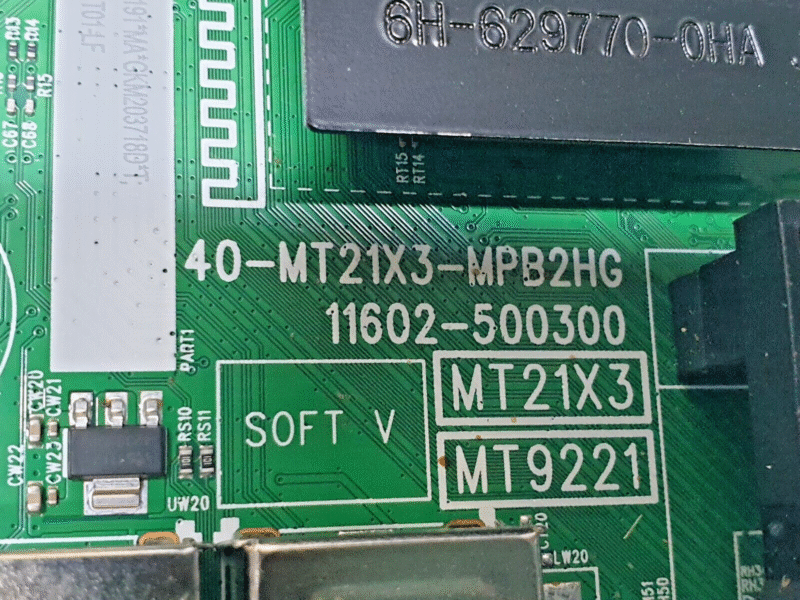 MAIN BOARD MB TCL 32S5200K 32" TV 40-MT21X3-MPB2HG 11602-500300 SCREEN:ST3151A07 - Image 2