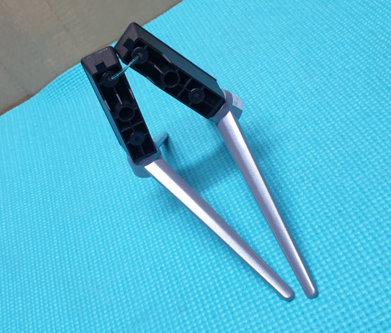 SILVER FEET STAND LEGS PAIR 50UL2B63DB 58UL2B63DB L55UE20 55U2963DB LED TV - Image 4