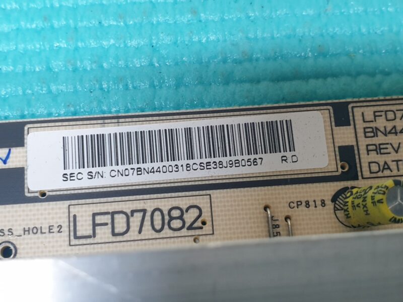 POWER SUPPLY BOARD PSU SAMSUNG LH55OMD 55" MONITOR  LFD7082 BN44-00318C  REV:1.2 - Image 3