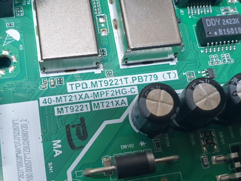 MAIN AV BOARD MB TCL 32S5400AFK 32" LED TV TPD.MT9221T.PB779 SCREEN:ST3151B07 - Image 2
