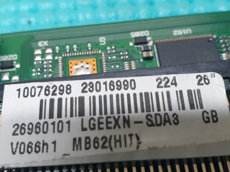 MAIN AV BOARD MB HITACHI L26VG07UJ LED TV 17MB62-2.6 23016990 SCREEN:LC260EXN - Image 3