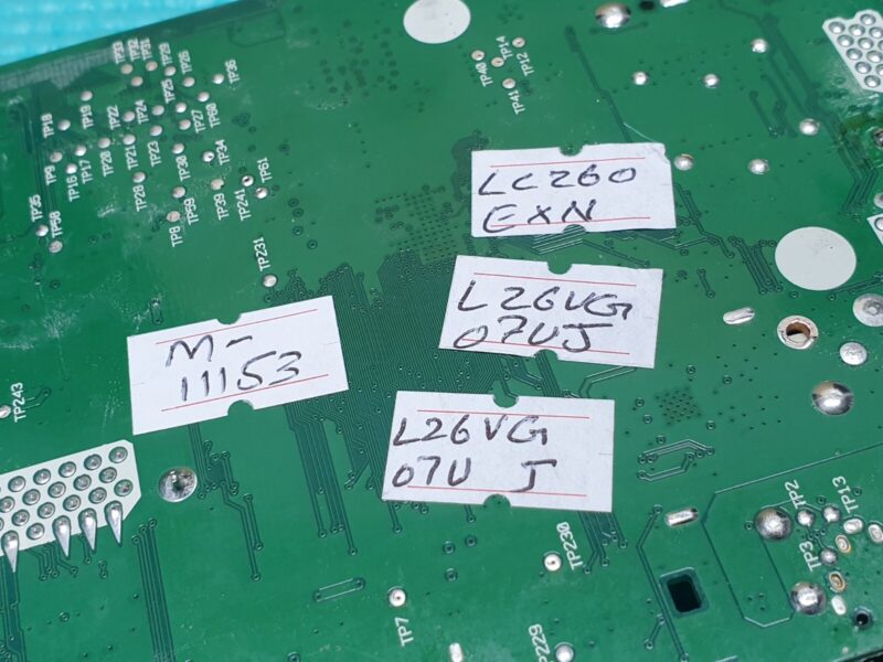 MAIN AV BOARD MB HITACHI L26VG07UJ LED TV 17MB62-2.6 23016990 SCREEN:LC260EXN - Image 4