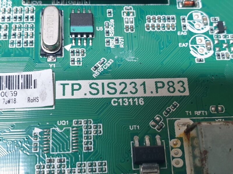 MAIN AV BOARD MB POLAROID LE-40GCL 40" TV TS.SIS231.P83 C13116 SCREEN:T400D3-HA2 - Image 3
