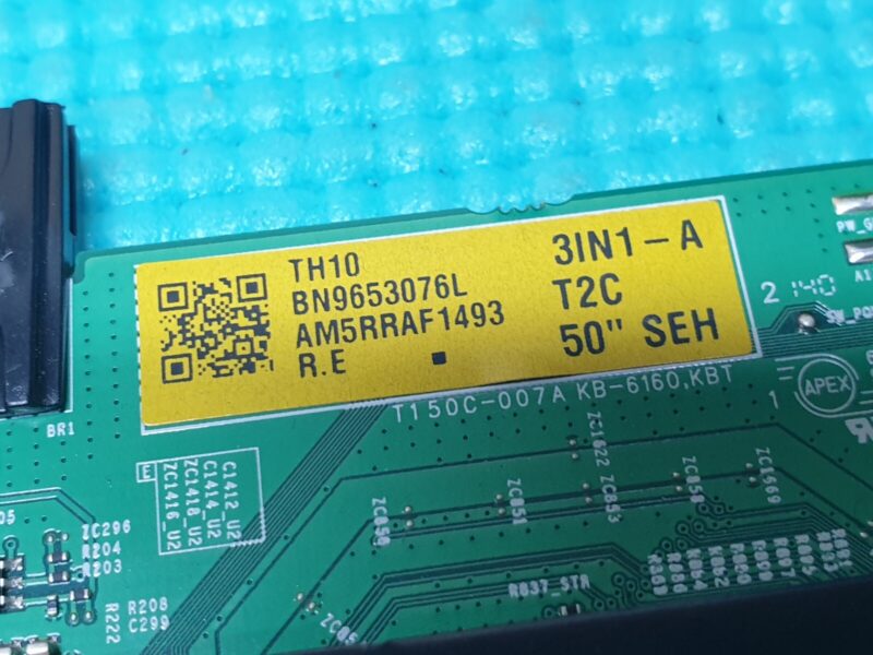 MAIN BOARD MB SAMSUNG UE50AU7100K LED TV BN96-53076L BN94-00054B SCREEN:CV500U3 - Image 3