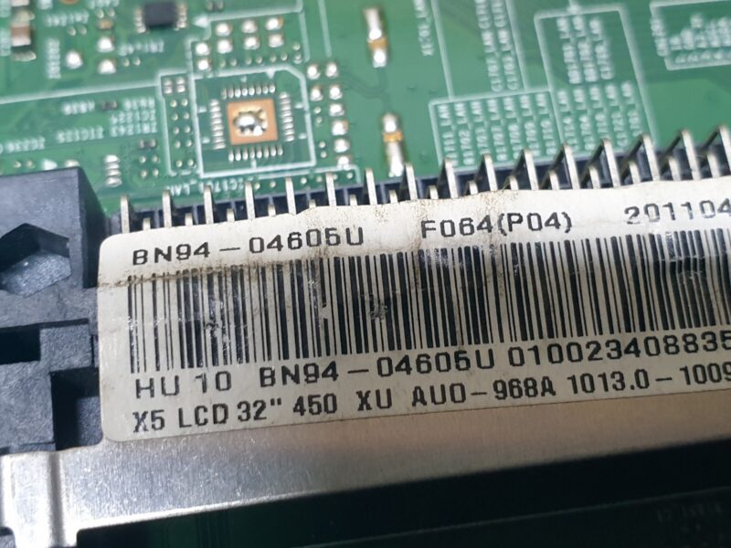 MAIN AV BOARD MB SAMSUNG LE32D450G1W TV BN41-01603B BN94-04605U SCREEN:T315XW03 - Image 3