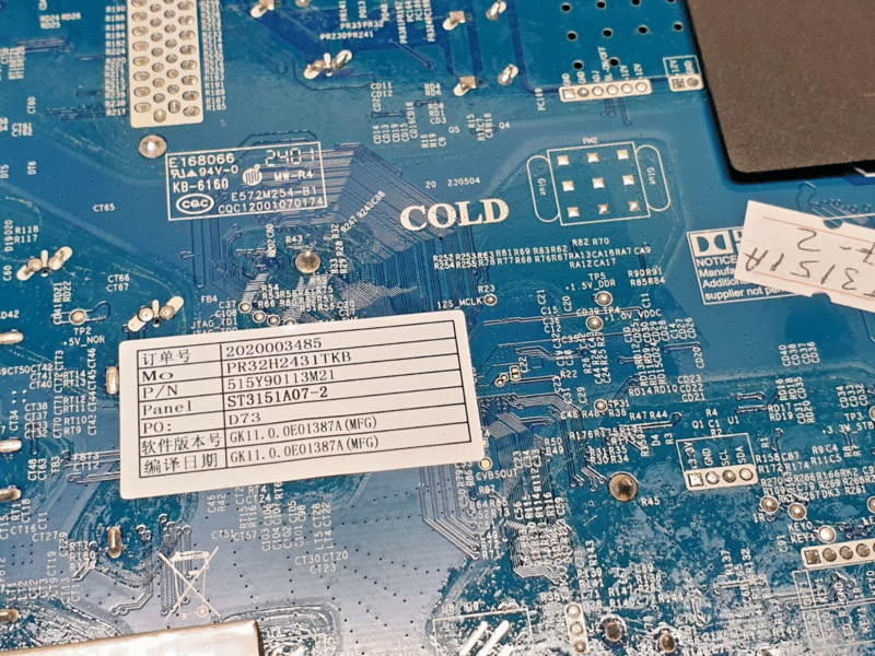 MAIN AV BOARD MB POLAROID P32RR1314U 32" LED TV CV816-M42 SCREEN:ST3151A07-2 - Image 4
