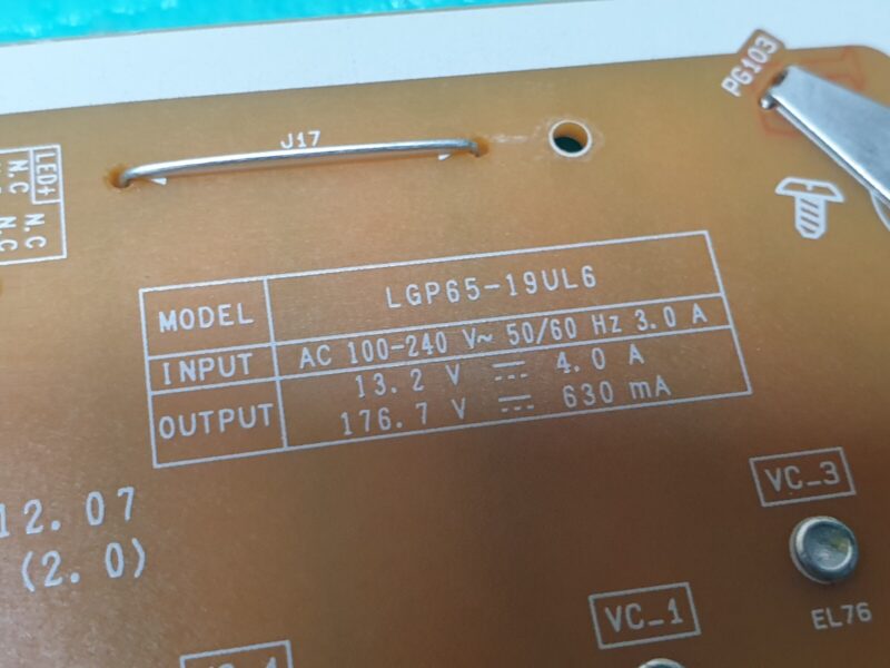 POWER SUPPLY PSU LG 65SM8500PLA LED TV EAX68248021(2.0) EAY65169921 LGP65-19UL6 - Image 3