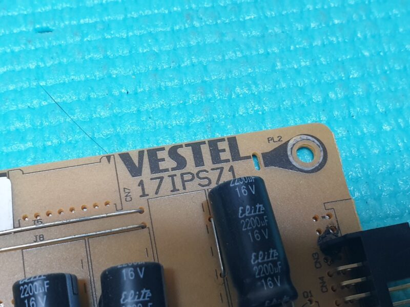 POWER SUPPLY PSU FOR HITACH 32HYT46U 32" LED TV VESTEL 17IPS71 23216466 - Image 2