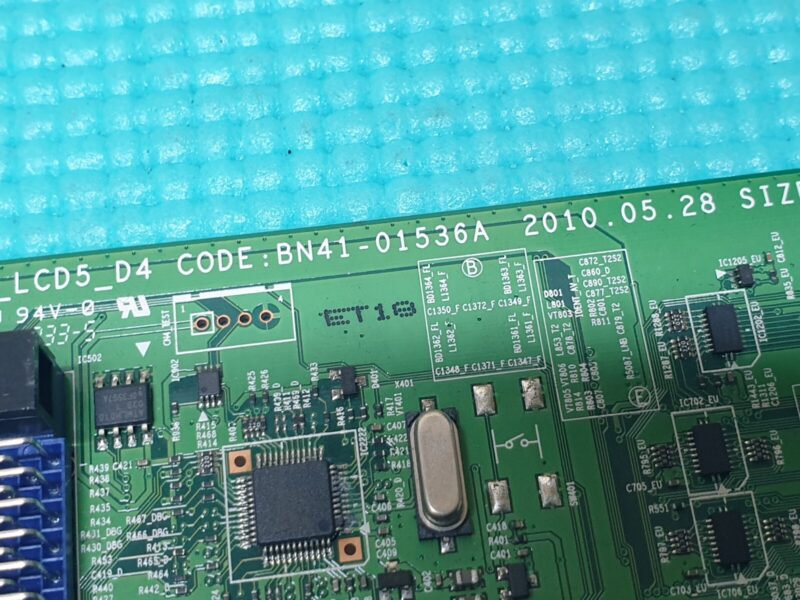 MAIN BOARD MB SAMSUNG LE26C450EIW TV BN41-01536A BN94-02699Y SCREEN:LTF260AP04 - Image 2