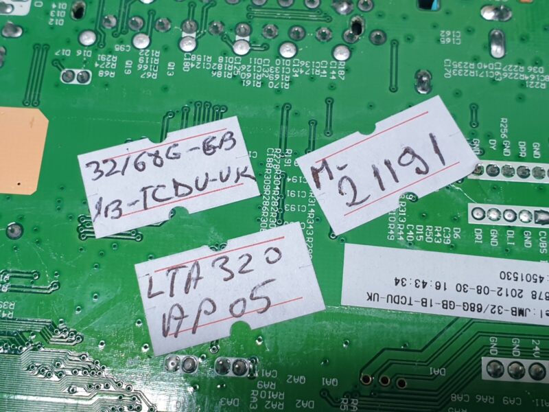 MAIN BOARD MB JMB 32/68G-GB-1B-TCDU-UK TV T.MSD306.68A 12023 SCREEN:LTA320AP05 - Image 4