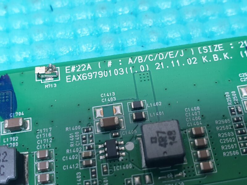 MAIN BOARD MB LG OLED65A26LA 65" TV EAX69790103(1.0) EBT66915707 SCREEN:AC650AQY - Image 2