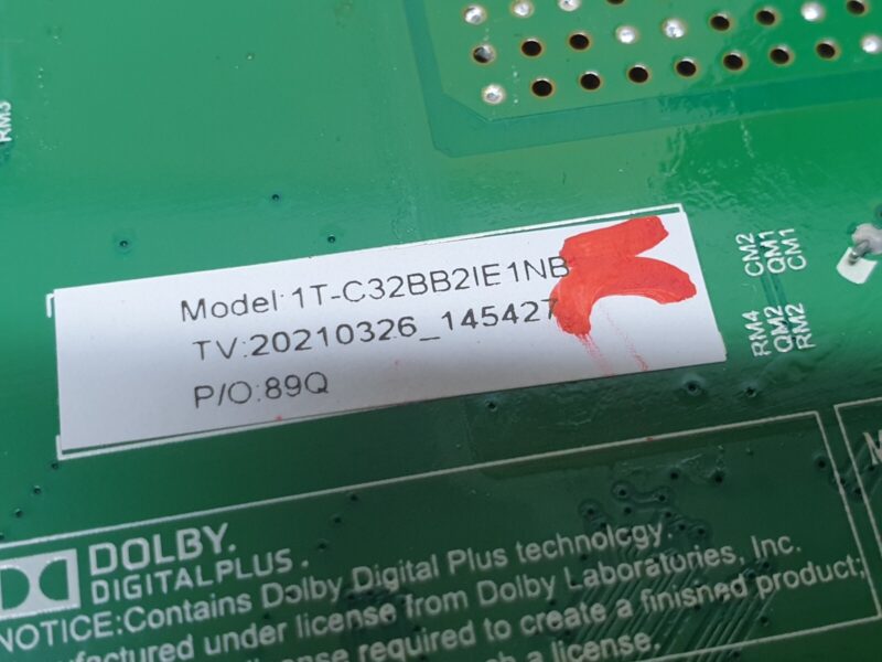 MAIN AV BOARD MB SHARP 32BB3I 32" LED TV TP.MS3463S.PB713 SCREEN:LQ315T3HC6U - Image 3