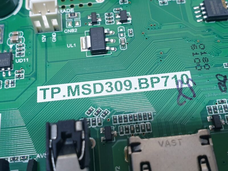 MAIN AV BOARD MB BUSH 40/233FDVD 40" LED TV TP.MSD309.BP710 SCREEN:V400HJ6-PE1 - Image 2