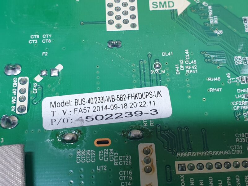 MAIN AV BOARD MB BUSH 40/233FDVD 40" LED TV TP.MSD309.BP710 SCREEN:V400HJ6-PE1 - Image 5