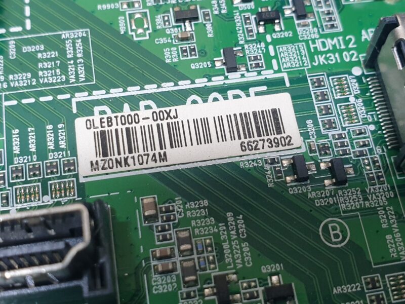 MAIN BOARD MB LG OLED65CX5LB 65" TV EAX69049007(1.0) EBT66273902 SCREEN:AC650AQL - Image 3