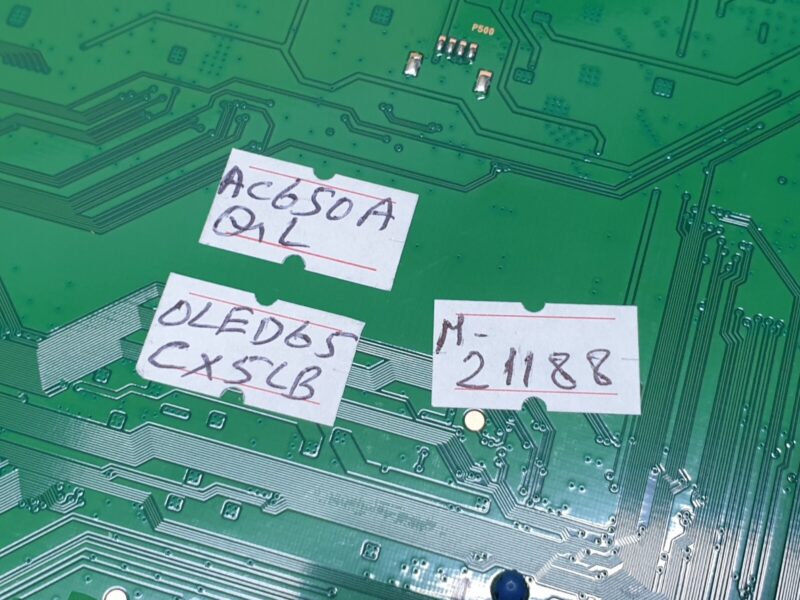 MAIN BOARD MB LG OLED65CX5LB 65" TV EAX69049007(1.0) EBT66273902 SCREEN:AC650AQL - Image 4