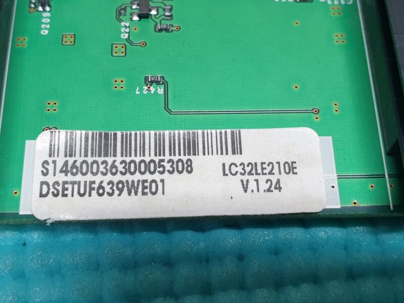 MAIN BOARD MB SHARP LC-32LE210E LCD TV DUNTKF639 QPWBXF639WJN1 SCREEN:T315HW05 - Image 4