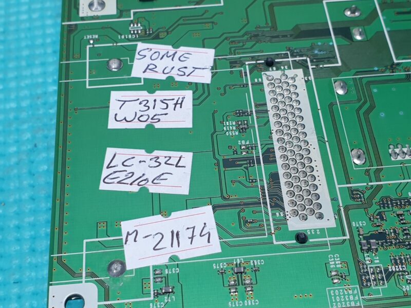 MAIN BOARD MB SHARP LC-32LE210E LCD TV DUNTKF639 QPWBXF639WJN1 SCREEN:T315HW05 - Image 6