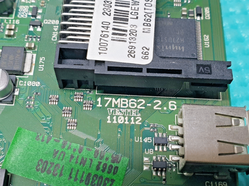 MAIN BOARD MB TOSHIBA 32DV504B 32" LED TV 17MB62-2.6 23039121 SCREEN:LC320WXN - Image 2