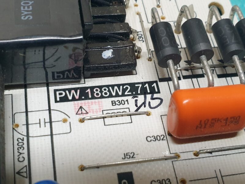 POWER SUPPLY PSU SHARP LC-49CFG6352K 49" LED TV PW.188W2.711 A18020916 - Image 2
