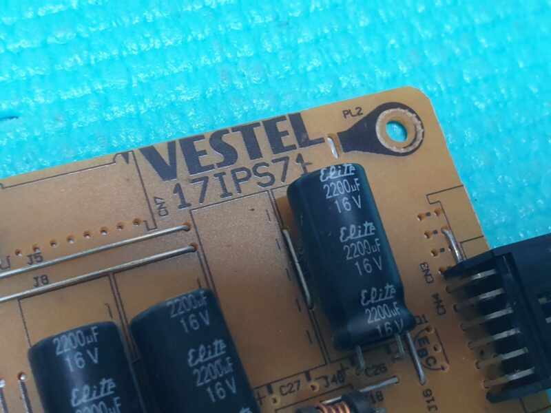 POWER SUPPLY PSU JVC LT-32C740 32" LED TV VESTEL 17IPS71 23220959 - Image 2