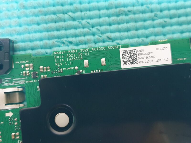 MAIN AV BOARD MB SAMSUNG UE43AU7100K TV BN94-16891J BN96-54206W SCREEN:PT140GT10 - Image 2