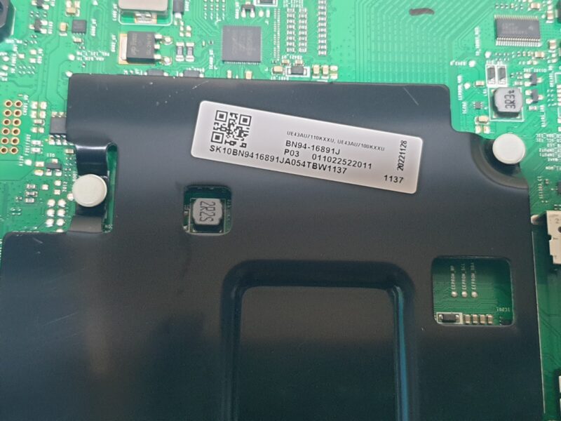 MAIN AV BOARD MB SAMSUNG UE43AU7100K TV BN94-16891J BN96-54206W SCREEN:PT140GT10 - Image 3