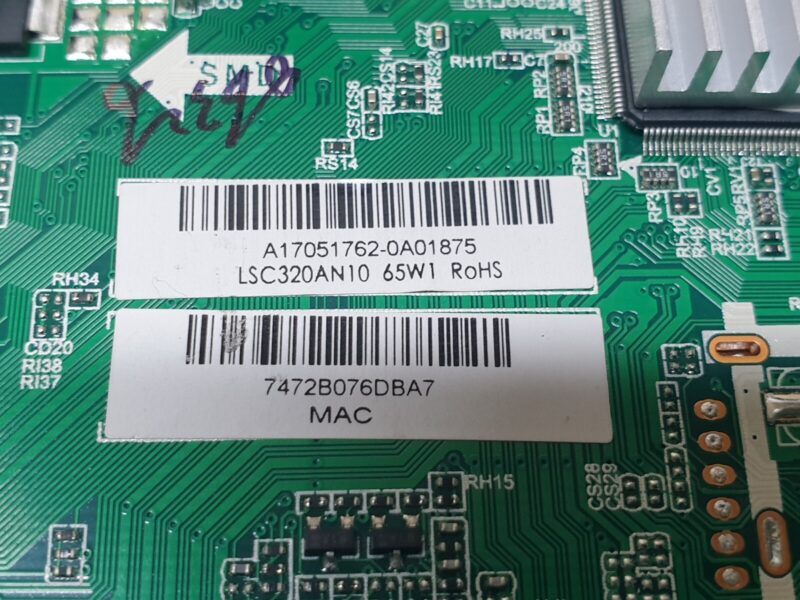 MAIN AV BOARD MB BLAUPUNKT 32/148O-GB-11B TV TP.MS3463S.PB711 SCREEN:LSC320AN10 - Image 3