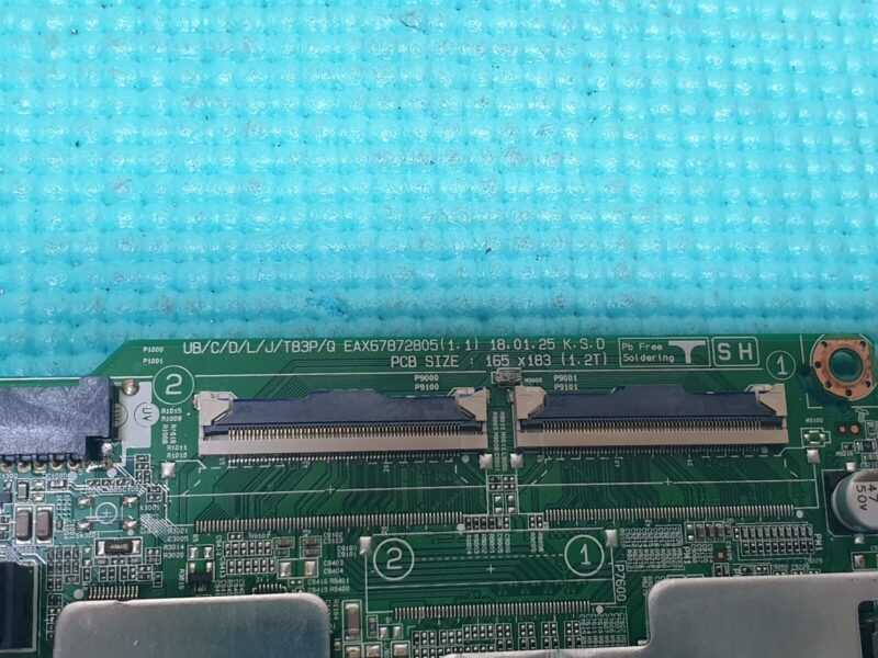 MAIN AV BOARD MB LG 43UK6200PLA TV EAX67872805(1.1) EBT65361703 SCREEN:LC430DGJ - Image 2