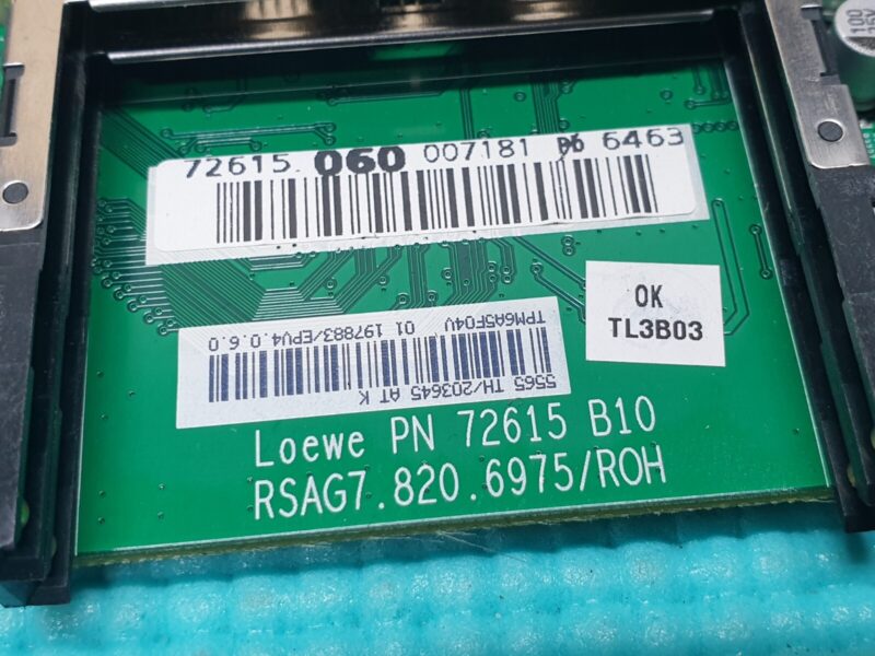 MAIN BOARD MB LOEWE BILD 7.65 56436 SL420 65" TV RSAG7.820.6975 SCREEN:LC650AQD - Image 2