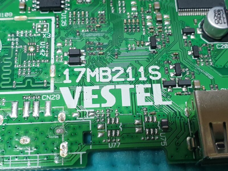 MAIN AV BOARD MB BUSH DLED32HDS 32" TV VESTEL 17MB211S 23547616 SCREEN:T320XUN02 - Image 2