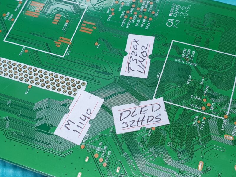 MAIN AV BOARD MB BUSH DLED32HDS 32" TV VESTEL 17MB211S 23547616 SCREEN:T320XUN02 - Image 4