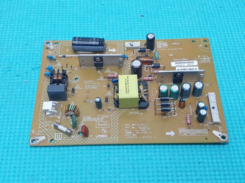 POWER SUPPLY BOARD TOSHIBA 32W2433D LED TV UE-3840-1U P/N:811577 G4808VA1 REV:01