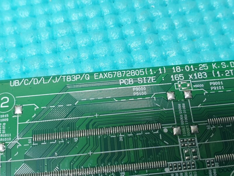 MAIN BOARD MB LG 50UK6470PLC TV EAX67872805(1.1) EBT66113003  SCREEN:PT500GT01 - Image 2