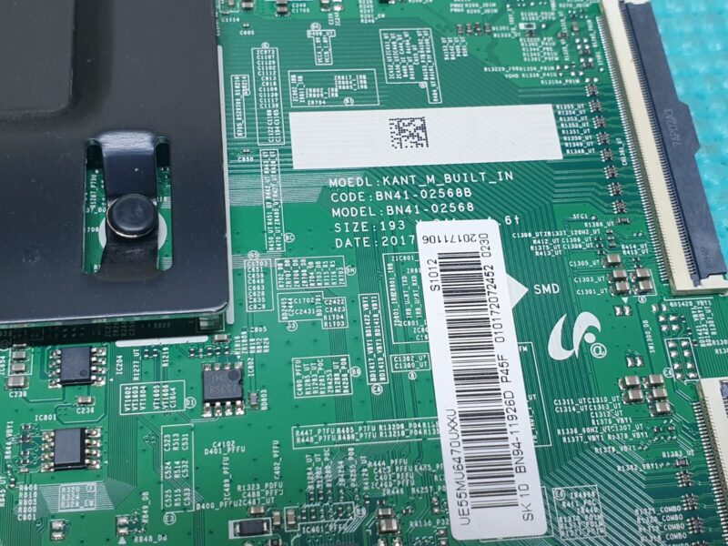 MAIN BOARD MB SAMSUNG UE55MU6470U TV BN41-02568B BN94-11926D SCREEN:LSF550FM09 - Image 2