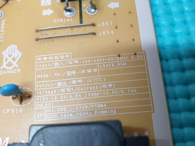 POWER SUPPLY BOARD SAMSUNG UE55RU8000U UE55RU7100K  55" TV BN44-00932K - Image 3