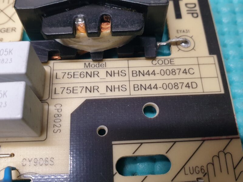 POWER SUPPLY BOARD PSU SAMSUNG UE75NU7100K 75" LCD TV BN44-00874C L75E6NR_NHS - Image 2