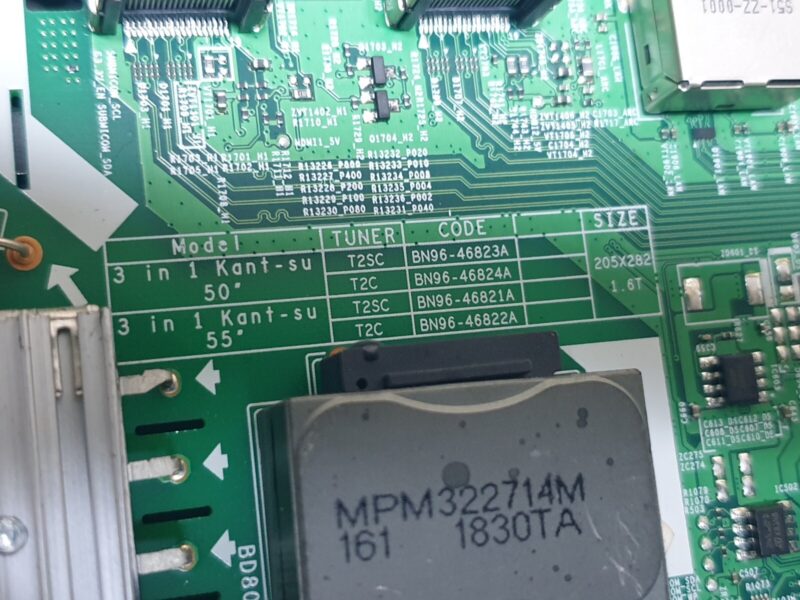MAIN AV BOARD MB SAMSUNG UE50NU7020K TV BN96-46824A BN96-48208A SCREEN:V500DJ6 - Image 4