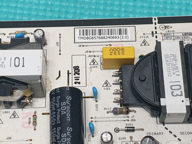 POWER SUPPLY BOARD PSU LG OLED48C14LB TV EAX69117402 (1.1) EAY65768824 REV 2.0 - Image 4