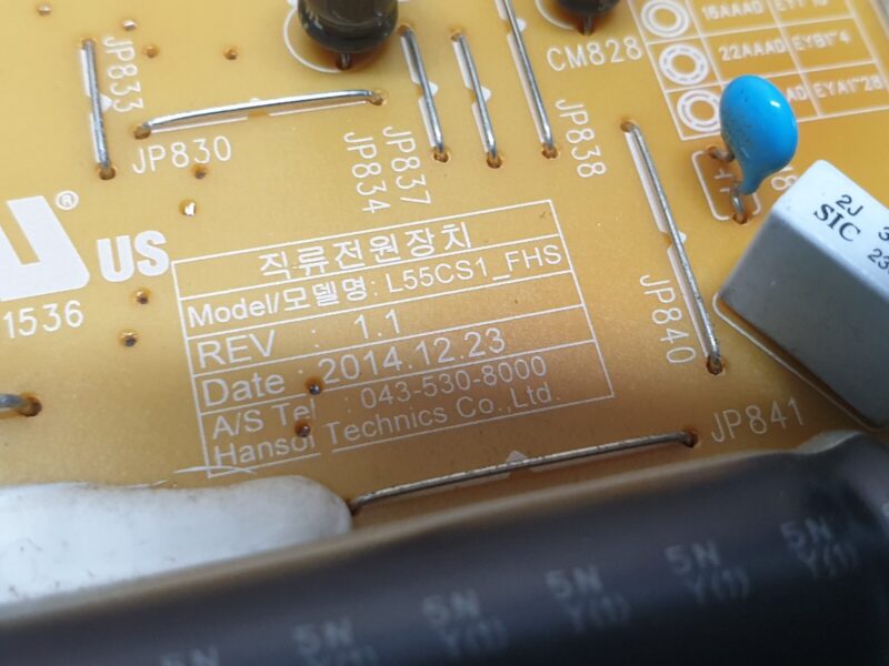 POWER SUPPLY PSU FOR SAMSUNG UE55J6302AK  LED TV BN44-00804A L55CS1_FHS REV: 1.1 - Image 3