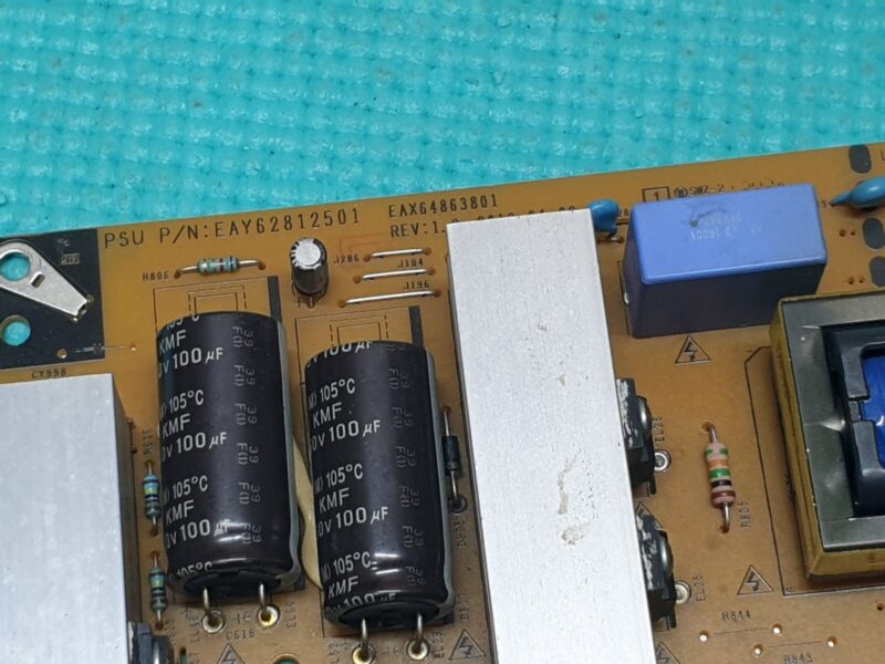 POWER SUPPLY BOARD PSU LG 50PN450B 50" PLASMA TV EAX64863801 EAY62812501 REV:1.2 - Image 2