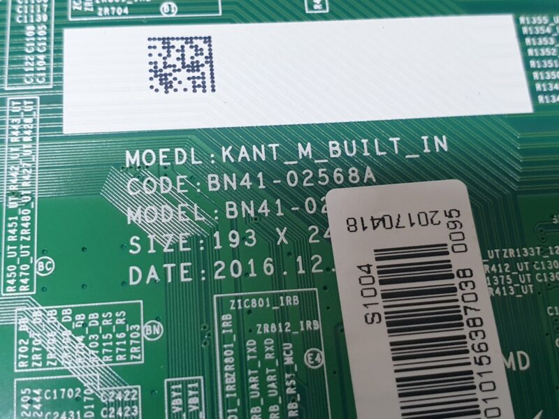 MAIN AV BOARD MB SAMSUNG UE65MU6105K TV BN41-02568A BN94-12039B SCREEN:V650DJ5 - Image 2