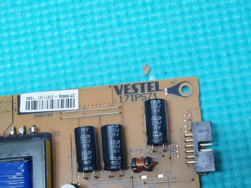 POWER SUPPLY BOARD PSU POLAROID 3-32-LED-14 32" LED TV VESTEL 17IPS71 23166800 - Image 2
