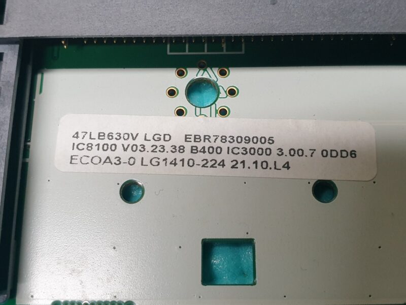 MAIN BOARD MB LG 47LB630V TV EAX65384004 (1.5) EBT62800442 SCREEN:LC470DUH - Image 4