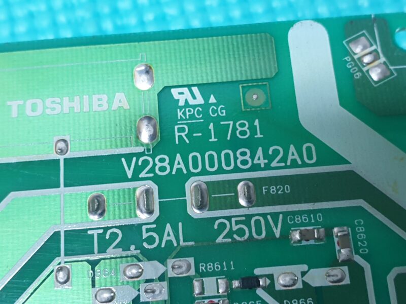 POWER SUPPLY BOARD PSU TOSHIBA 42ZV555D 42RV555D 42" LCD TV PE0620 V28A000841A1 - Image 3