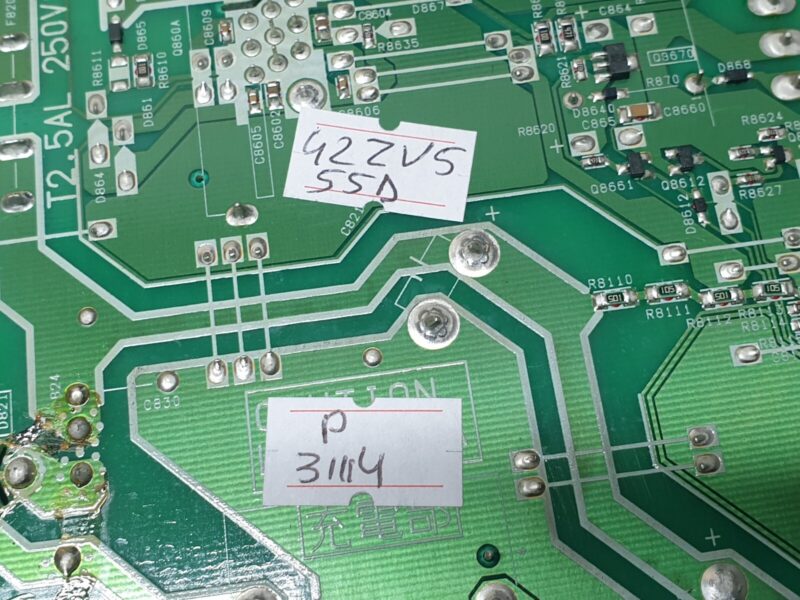 POWER SUPPLY BOARD PSU TOSHIBA 42ZV555D 42RV555D 42" LCD TV PE0620 V28A000841A1 - Image 4
