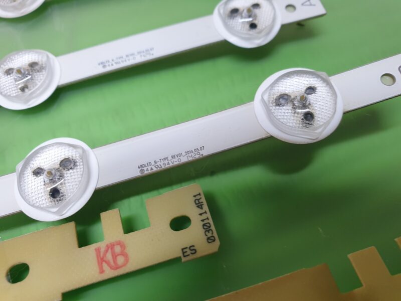 FULL LED BACK LIGHT ARRAY SET P48LED14 TV 48DLED_A-TYPE_REV01 VES480UNDS-2D-N01 - Image 3